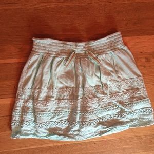 Teal skort